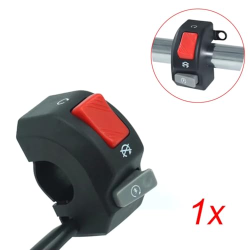 Commande clignotant moto 7/8 pouces 12V pour phare antibrouillard