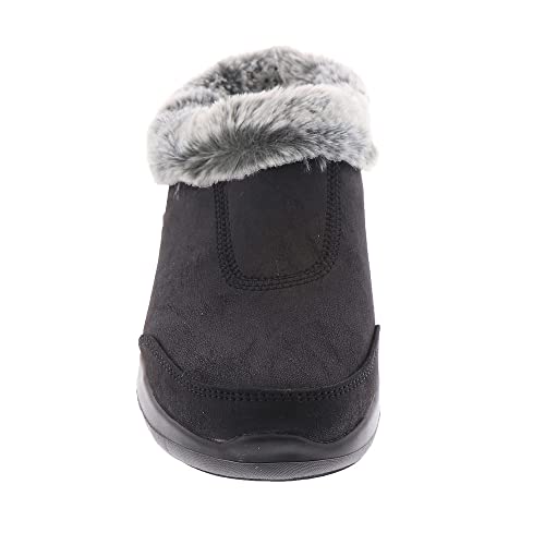 Skechers Women's ON-The-GO Joy-GRATIFY Mule, Black/Gray, 12