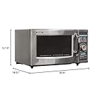 Sharp R-21LCFS Medium-Duty Commercial Microwave (Dial Timer, 1000-Watts, 120-Volts) - Image 5