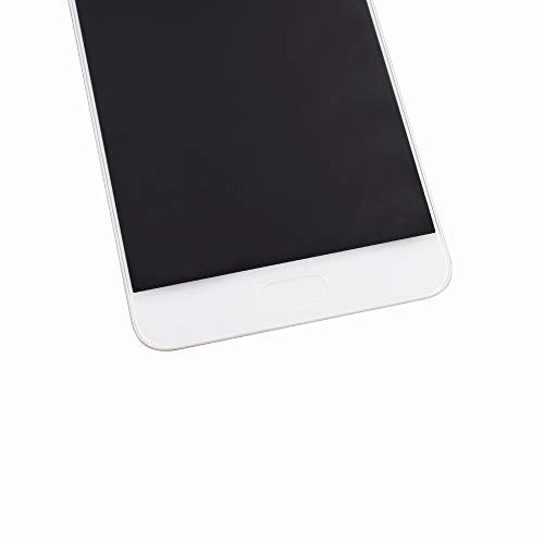 Image of LCD Screen and Digitizer Assembly with Fingerprint Button Keypad and Bezel Frame Compatible with Huawei P10 Plus VKY-L09 VKY-L29 VKY-AL00(White)