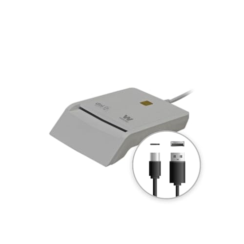 Miniatura 3 de Woxter Lector Dni Electrónico Con Conexión Tipo C - Dni Electrónico Inteligente, Dni 3.0 Y 4.0, Tipo C, Compatible Con Pc Y Mac, Incluye Adaptador Tipo C A Usb A. Color Blanco