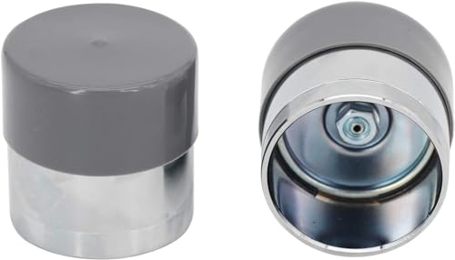 ELSOON Bearings Protectors Wheel Bearings Grease Caps Trailer Wheel Bearings Protectors Dust Covers - Grey and Chrome 1.98-Inch 1 Pair