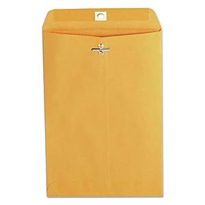 Universal UNV35261 Kraftpapier Umschläge mit Klammern, 100 Stück