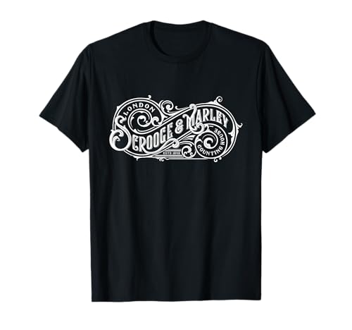 Christmas Carol Scrooge and Marley Counting House Gift T-Shirt