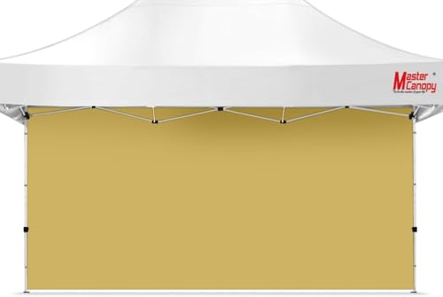 Image of MASTERCANOPY 10x20 Pop Up Canopy Sidewall Only 1-Pack Beige