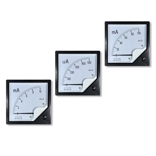 Ampèremètre DC 6C2 de 10mA pour tableau électrique analogique de précision - 4