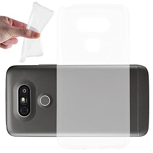 Cadorabo Hülle kompatibel mit LG G5 Hülle Silikon Handyhülle für G5 Hülle aus [Nie vergilben Technologie], Kratzfeste & stoßfeste Schutzhülle für LG G5 - VOLL TRANSPARENT