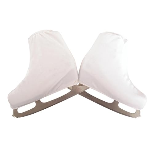 Botas de patinaje sobre hielo | Funda profesional blanca para botas | Funda portátil para botas de patinaje artístico fácil de poner | Fundas para patines de ruedas | Funda para zapatos de patinaje |