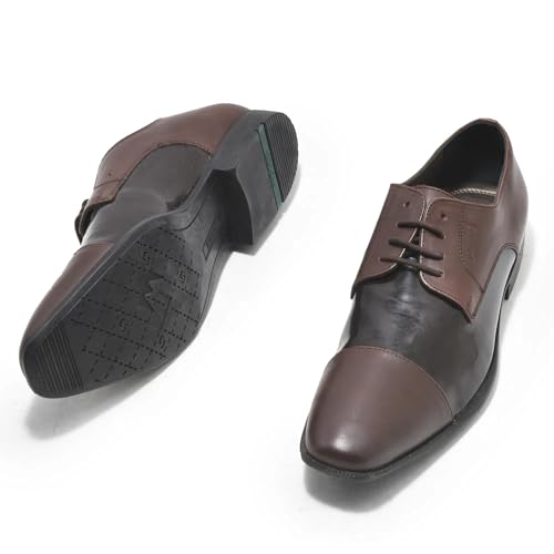 Image of Woodland Men Brown Oxford Shoes
