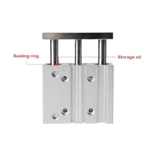 Vérin pneumatique MGPM16X75 double alésage 16mm course 75mm - 5