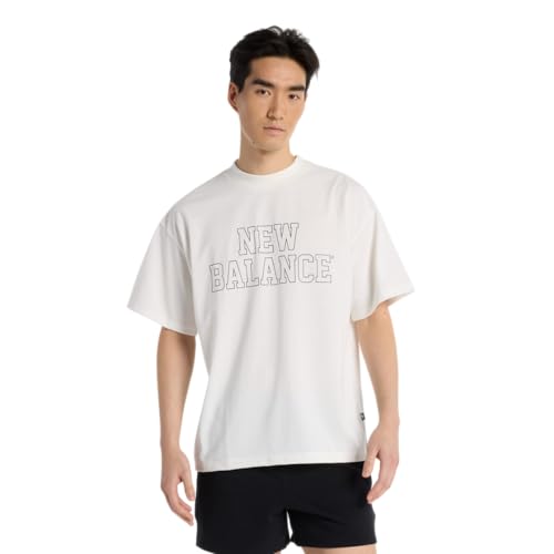new balance(ニューバランス) 大谷選手着用モデル メンズ オーバーサイズズドショートスリーブTシャツ (AMT51509) 半袖 ドライ 速乾 通気 吸水速乾 トレーニングウェア