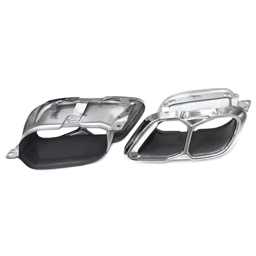 Tuyau d'échappement pour BMW G05 G06 G07 double vers quadruple sortie silver