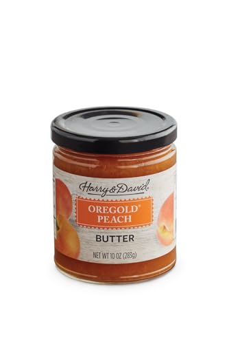 Harry &amp; David Peach Butter, 10Oz, Fruit Spread, Food Breakfast, Toast