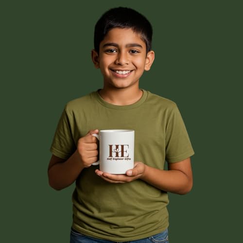 Image of Half Engineer Gifts - HE Herry Potter Printed Coffee Mug 325ml with Fridge Magnet | Birthday & Return Gift for Kids Friends Brother Sister | Rakshabandhan, Diwali, Christmas, New Year | Home Office