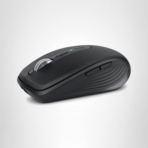 Logitech MX Anywhere 3S Compact Wireless Mouse, Fast Scrolling, 8K DPI Any-Surface Tracking, Quiet Clicks, Programmable Buttons, USB C, Bluetooth, Windows PC, Linux, Chrome, Mac - Graphite — view 11