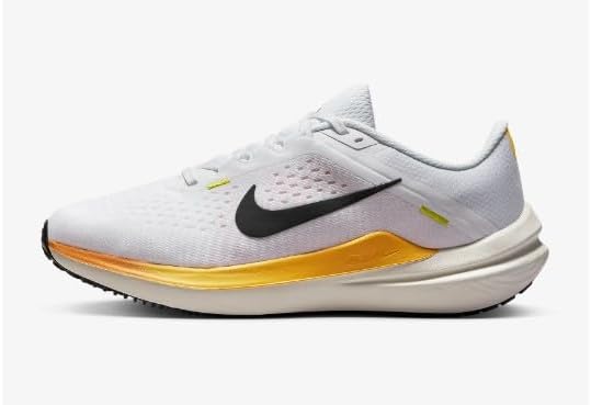 Nike Women's Winflo 10 Running Shoes in White/Black-Citron Pulse Size 12.0
