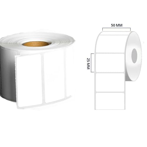 Image of BEEKAY 1500 Labels 2 inch x 1 inch (50 x 25 mm) Direct Thermal Printer Stickers Best for Barcode, Product, FNSKU, Inventory,Price,Compatible with All Direct Thermal Label Printer