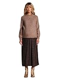 Pull de grossesse ENVIE DE FRAISE Pull Grossesse Manches Raglan avec Tresse Beige 46/48