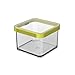 Produktbild Rotho Loft Vorratsdose 0.5l mit Deckel, lebensmittelechter Kunststoff (SAN) BPA-frei, grün/transparent, 0.5l (10.0 x 10.0 x 7.2 cm)