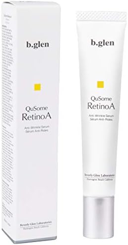 b.glen QuSome RetinoA (15g) | Double Vitamin A Retinol Serum | Retinoid Complex (Vitamins A & E) | Squalane + Organic Shea Butter | Made in Japan