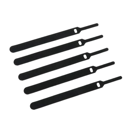 Organizador de cables, bridas de nailon, negras, de 15/20/30 cm, con cierre de cremallera, cierre de plástico.(150mm)
