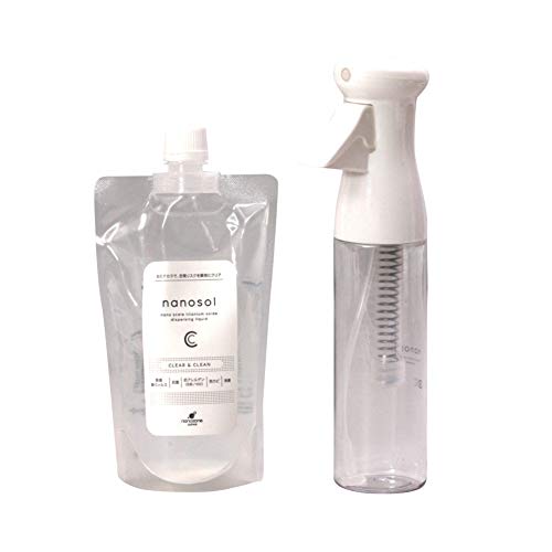 ナノソルCC レフィル300ml+スプレー容器1個セット