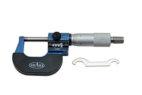 Image of Shars 0-1 inch Digit Outside Micrometer .0001 inch Graduation, Carbide 303-2401 P}