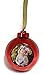 Memories Forever 15 Second Recordable Red Christmas Holiday Ornament