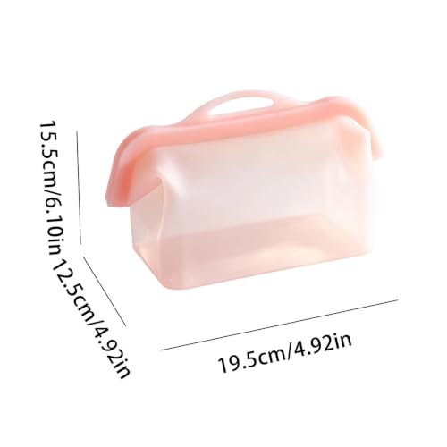 Bolsas de silicona reutilizables para llevar frutas y comida de camping o a la oficina 6