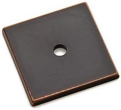 Emtek 86434US10B Back Plate for Knobs, Oil Rubbed Bronze