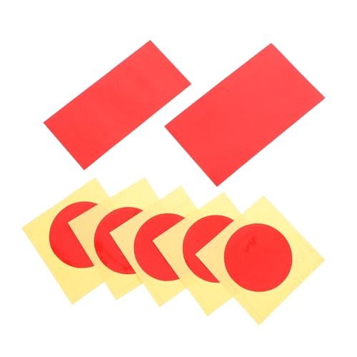 SOESFOUFU 7 Sheet Round Sticker Labels for Pressure Gauge Pressure Gauge Identification Stickers