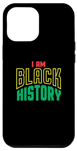 Coque pour iPhone 13 Pro Max I Am Black History Month Designer afro-américain Pride