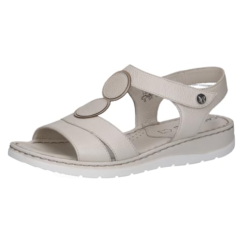 CAPRICE Damen 9-28154-42, Sandalias con cuña Mujer, Napa Perla, 38 EU