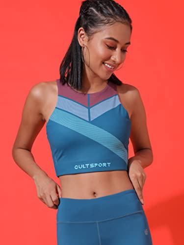 Image of CULTSPORT Women's Polyester Lightly Padded Wire Free Sports Bra