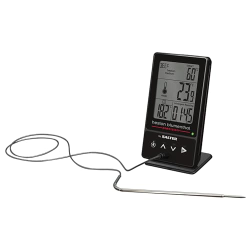 Termómetro digital Salter 540A 5 en 1 con precisión de 0,1 °C y color negro