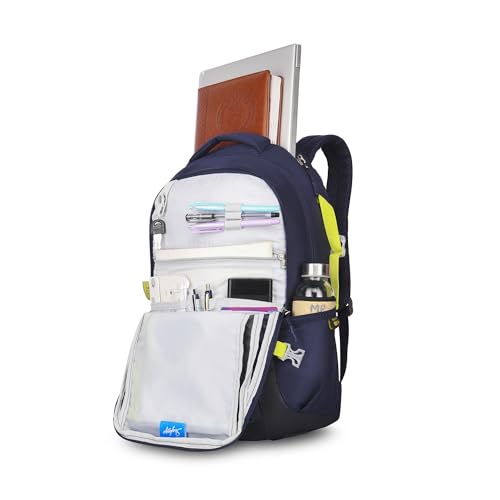 Image of Skybags Unisex Network Nxt 02 28L (E) Premium Polyester Adjustable Straps Laptop Backpack Navy