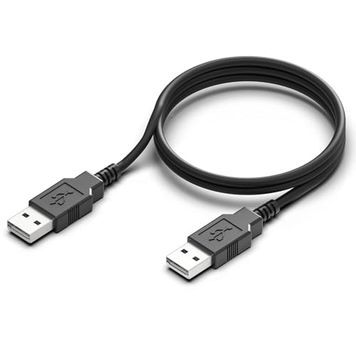 Image of USB to USB Cable 1.5 Meter, USB-A Male to USB-A Male High Speed Data Transfer & Hard Drive, USB 2.0 Hub, Camera, Car Stereo and Other Compatible USB Devices