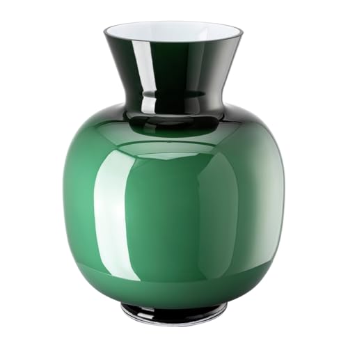L'eleganza incontra il classico design dei vasi in vetro di Rosenthal. Per bouquet colorati, fiori recisi a stelo lungo o singoli rami: questi eleganti vasi in vetro opale colorato sono disponibili nelle quattro sfumature di grigio, verde, acqua e bianco e mettono in risalto i fiori. In vetro soffiato a bocca, i vasi bulbosi con colli di diverse dimensioni all'interno sono bianchi e colorati all'esterno.