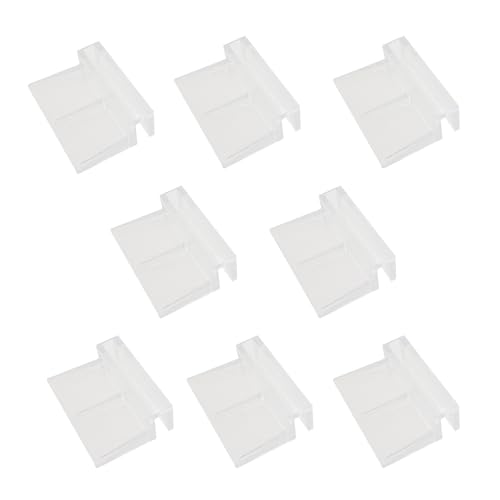 CXMTECH 8PCS 6mm Acrylic Aquarium Lid Clamps Transparent Fish Tank Cap Support Frame Pet Supplies