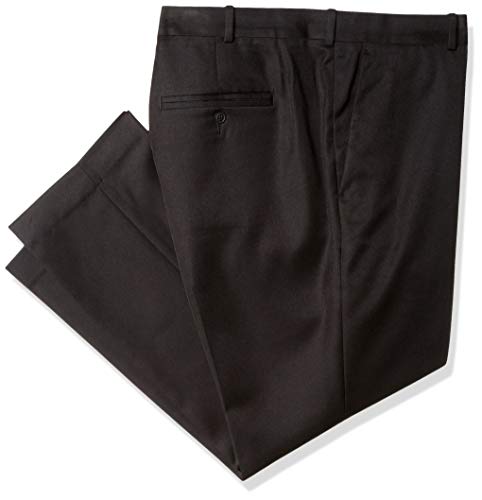 Perry Ellis Men's Big and Tall Portfolio B&T Modern Fit Performance Pant, Black, 38x36