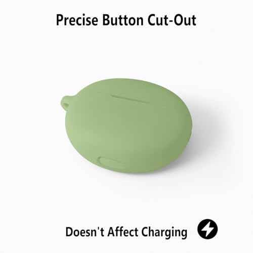 Image of Hamper Silicone Case Cover Compatible for One-Plus Nord Buds 3 | 3 Pro (Matcha)