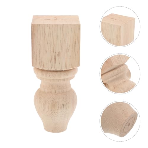 Patas de madera tallada Abaodam para elevar muebles y renovar el dormitorio 8