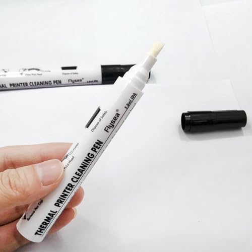 5 PCS Thermal Printer Cleaning Pens Printhead Cleaner Kit Printing Machine Dust Dirt Removal Pen Print Head Maintenance Cleaning Tool Electronic Face Sheet Printing Head Stain Remover Pens - Image 5