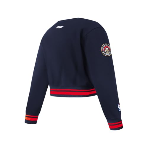 Image of Pro Standard Big Girls NBA Retro Classics Fleece Crewneck Sweatshirt
