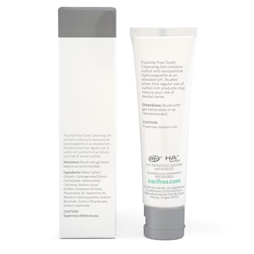 CariFree Fluoride Free Gel, Mint Flavored, Nano Hydroxyapatite Toothpaste, Neutralizes pH, Freshens Breath & Moistens Mouth, Dentist Recommended for Oral Care, (2.3 Ounce (Pack of 1), Soft Mint - Image 4