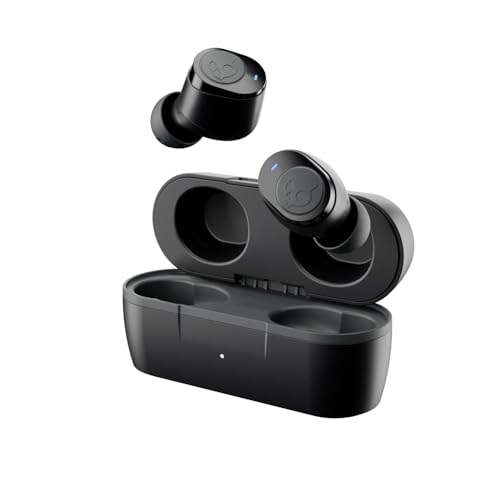 Image of Skullcandy Jib True 2 Wireless Earbuds,Bluetooth Headphones,Up to 33 Hours Battery with Charging Case,Noise Isolating Fit,Sweat and Water Resistant,Microphone for iPhone Android-True Black,(Pack of 2)