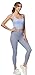 Foucome Nursing Tank Tops for Breastfeeding Y-Back Racerback Longline Maternity Sports Bra Workout Crop Top (Light Blue, M)