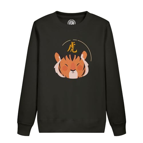 Sweatshirt enfant tigre dessin horoscope qui résiste aux jeux dans la cour d'école