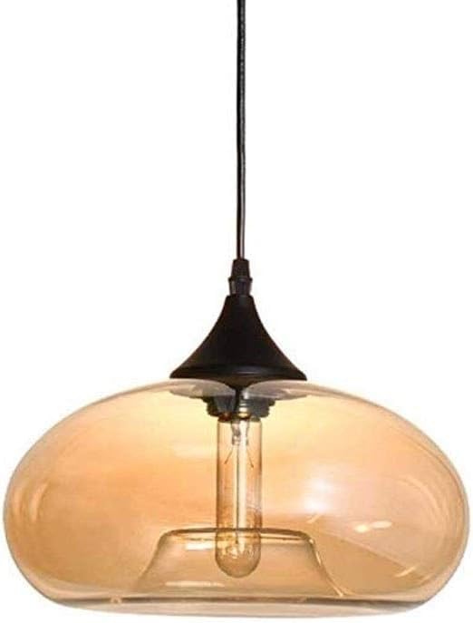 Lampe à suspension moderne E27 luminaire en verre suspendu de 100 cm réglable