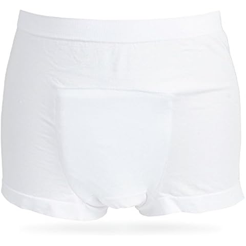 Continuon Living Incontinence Underwear Mens Short Boxer with Super-Absorbent pad S Cover